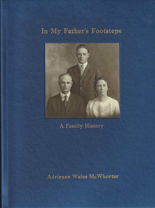 book cover for in my father's footsteps